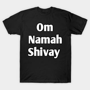 Om namah shivay for Shiva devotees T-Shirt